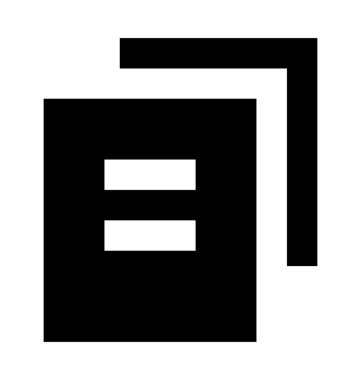 belgeler düz vektör simgesi