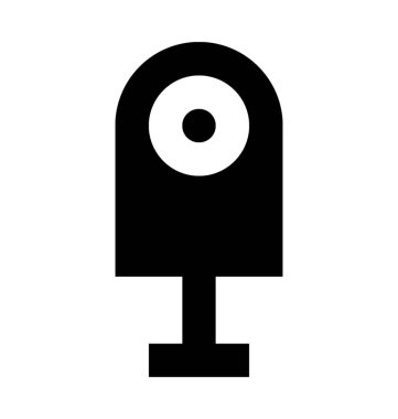 Webcam Düz Vektör Simgesi