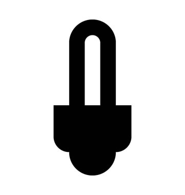 Enerji tasarrufu düz vektör simgesi