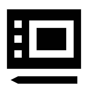 Waco m düz vektör simgesi