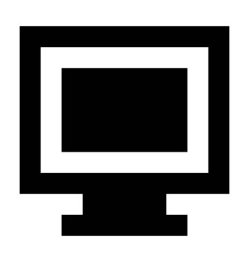 Düz vektör simgesini izle