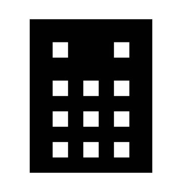 ATM makinesi düz vektör simgesi