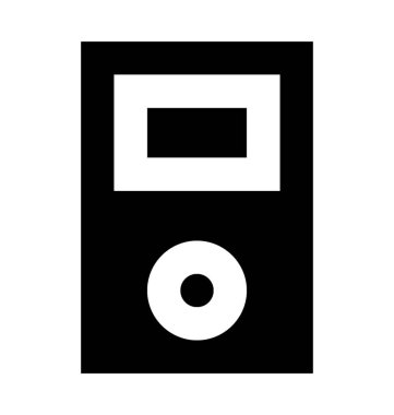 IPod düz vektör simgesi