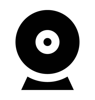 Webcam Düz Vektör Simgesi