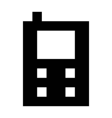 Telsizler Talkie düz vektör simgesi