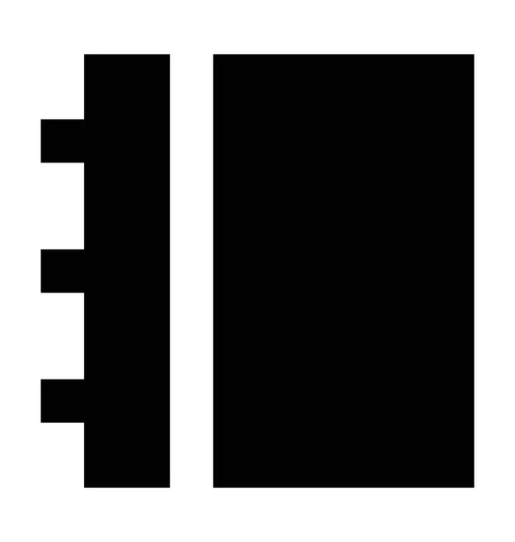 Значок Плоского Вектора Ноутбука — стоковый вектор
