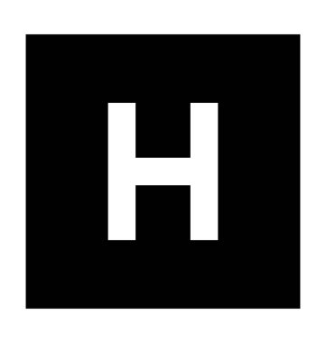 Hastane sembolü düz vektör simgesi