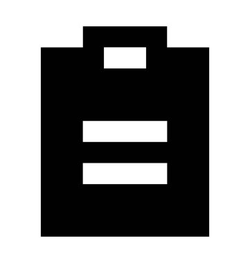 Tıbbi rapor düz vektör simgesi