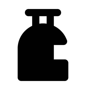 Tıbbi silindir düz vektör simgesi