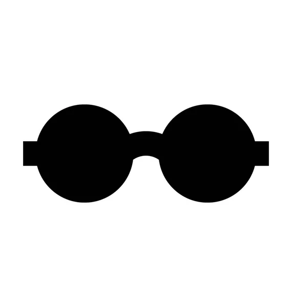 Ícone Vetor Plano Óculos — Vetor de Stock