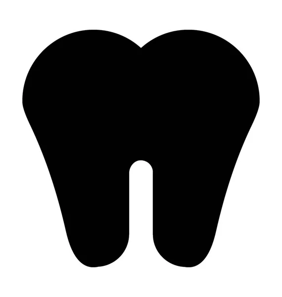 Tooth Flat Vector Icon — Stock Vector