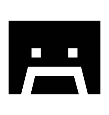 Kaset düz vektör simgesi