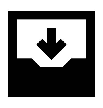 Düz vektör simge İndiriyor