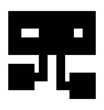 Sunucu depolama düz vektör simgesi