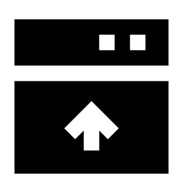 Düz vektör simge yükleme