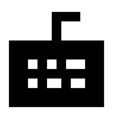 Klavye Düz Vektör Simgesi