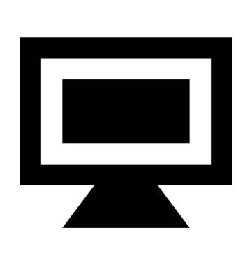 Düz vektör simgesini izle