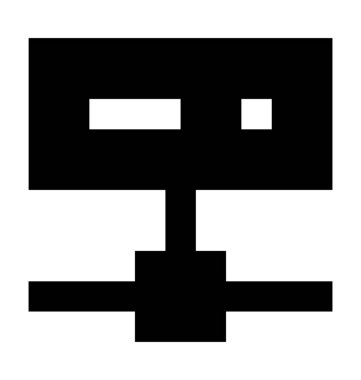 Sunucu Düz Vektör Simgesi