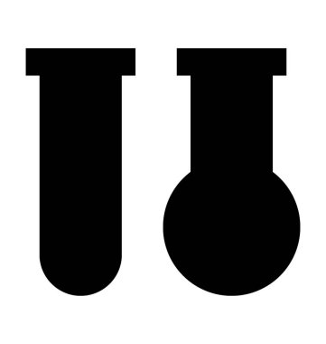 Laboratuvar Ekipmanları düz vektör simgesi