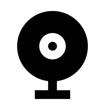 Webcam Düz Vektör Simgesi