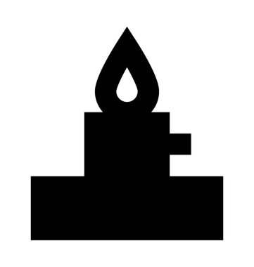 Mum Düz Vektör Simgesi