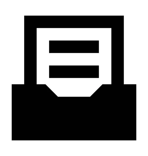File Storage Flat Vector Icon — Stock Vector