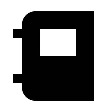 dizüstü bilgisayar düz vektör simgesi