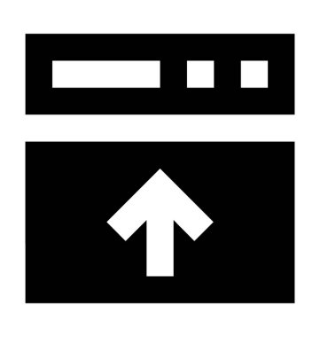 Düz vektör simge yükleme