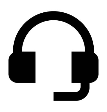 Kulaklıklar Düz Vektör Simgesi