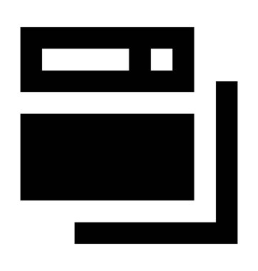 Açılış sayfaları düz vektör simgesi