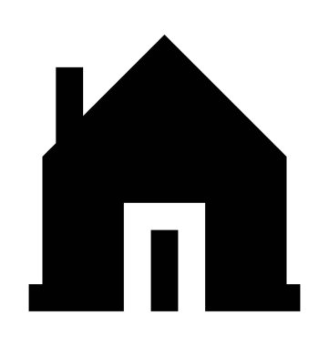 Yazlık düz vektör simgesi