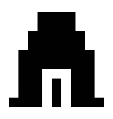 şehir düz vektör simgesi oluşturma