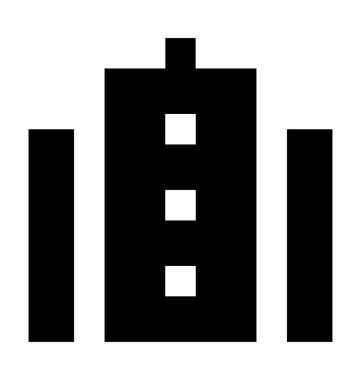 Manzarası düz vektör simgesi