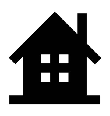 Yazlık düz vektör simgesi