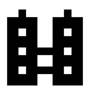 Tower Bridge düz vektör simgesi