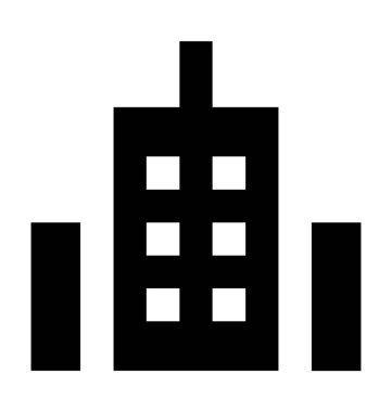 Manzarası düz vektör simgesi