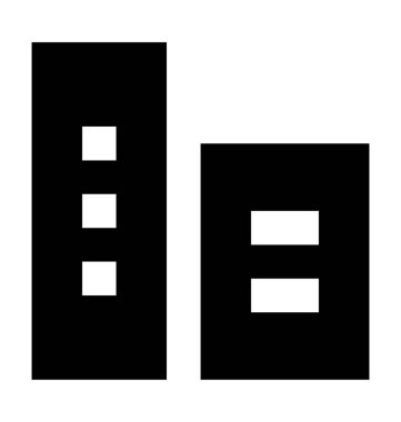 İkamet Flats düz vektör simgesi