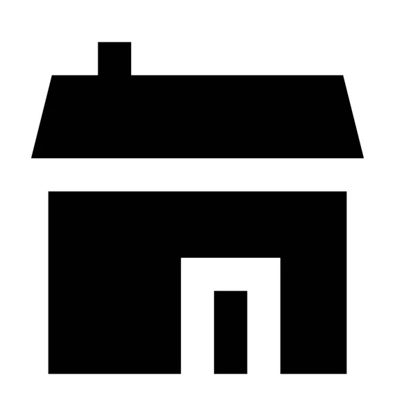Casa Rural Apartamento Vector Icon — Vector de stock