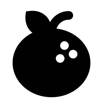 Turuncu Düz Vektör Simgesi