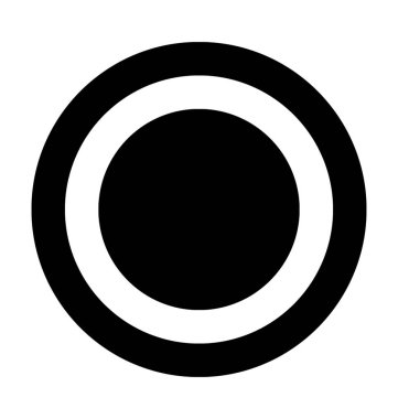 plaka düz vektör simgesi