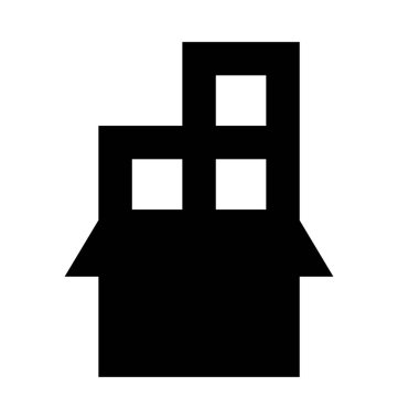 Çikolata düz vektör simgesi