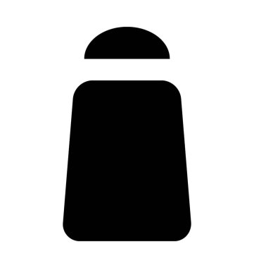 Tuz Shaker düz vektör simgesi