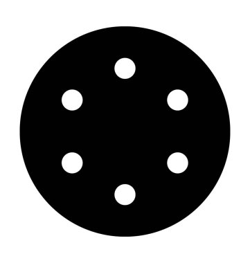 çerez düz vektör simgesi