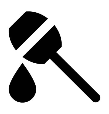 Bal Ayı'yı düz vektör simgesi