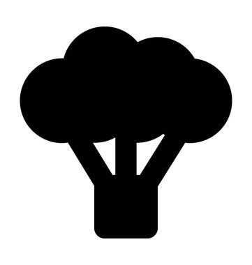 brokoli düz vektör simgesi