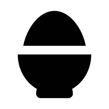 Yumurta Kupası düz vektör simgesi
