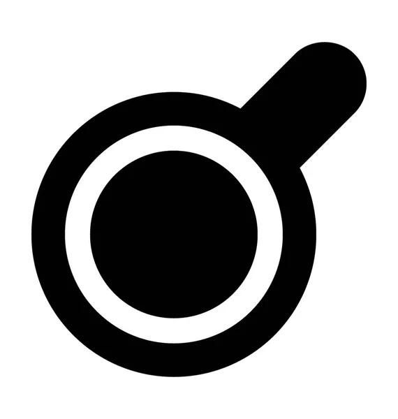 Fry Pan Platte Vector Icon — Stockvector