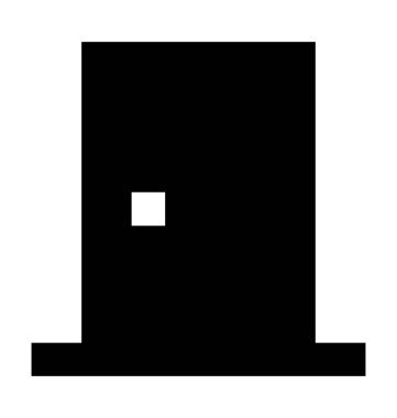 Kapı Düz Vektör Simgesi