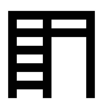 Ranza düz vektör simgesi