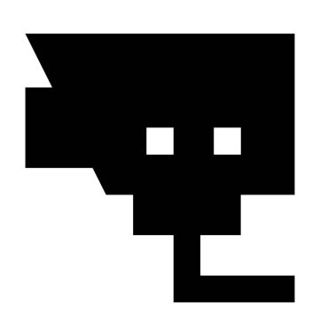 Güvenlik kamera düz vektör simgesi